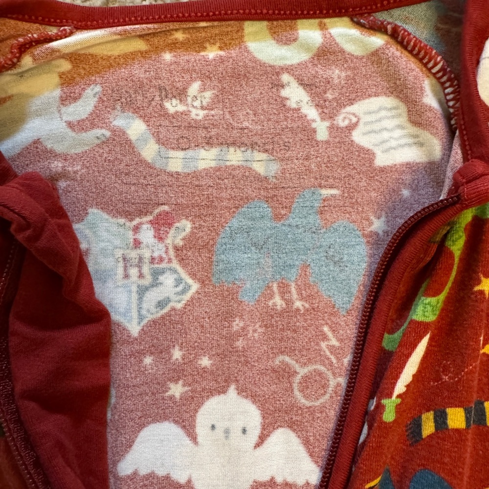 Red Harry Potter Zippy Little Sleepies - Picture 2 of 2